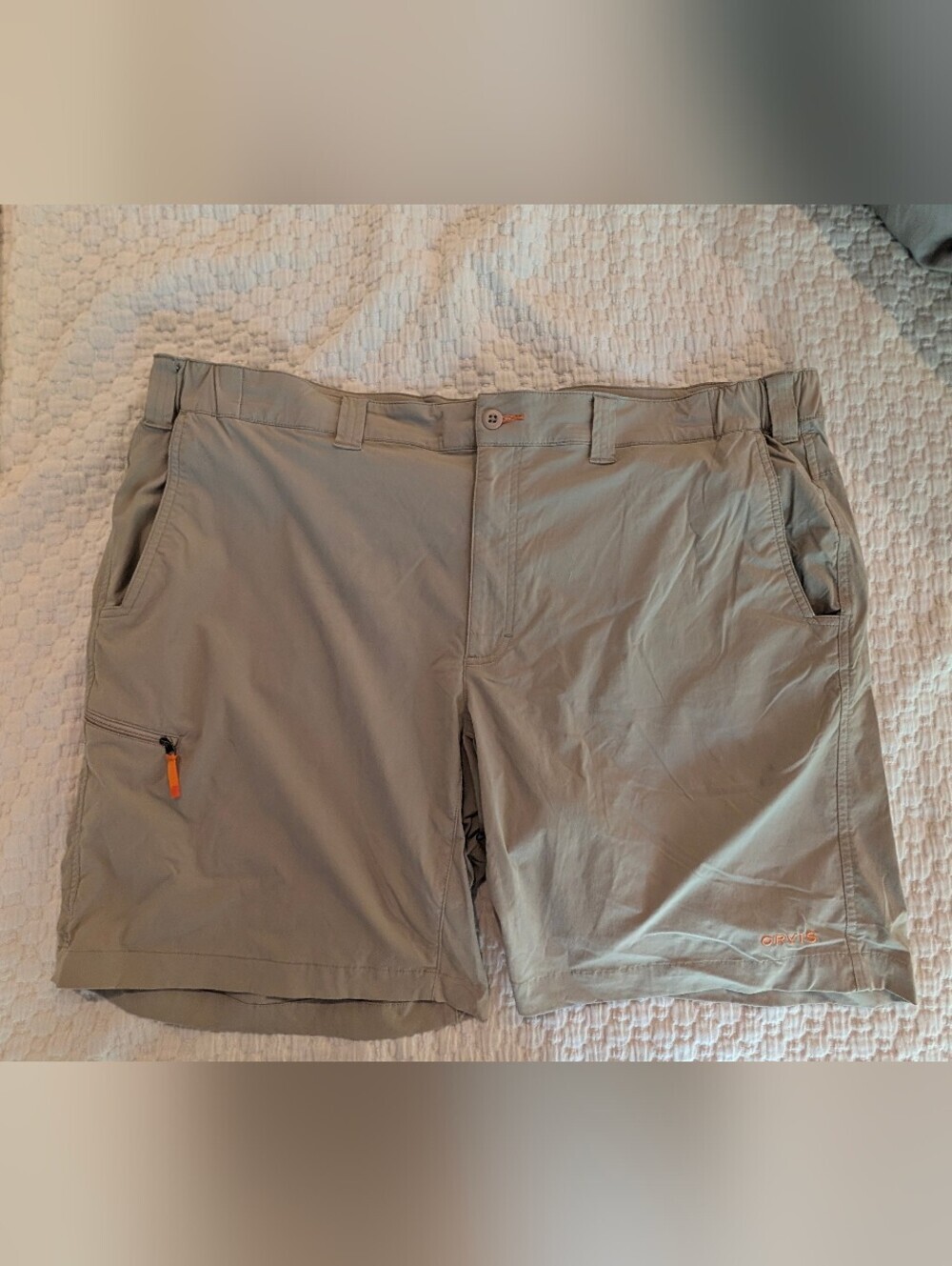 Orvis Jackson Quick-Dry Beige/Khaki Shorts Men's Size XXL